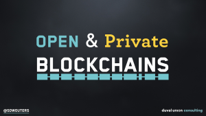 Open Private Blockchains
